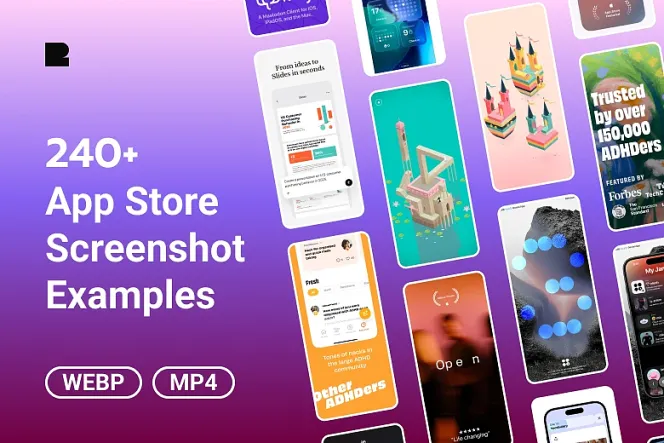 240+ App Store Screenshot Examples Across 14 Categories