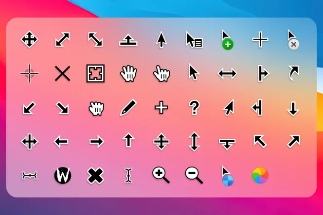 Mac OS 风格的光标样式