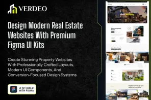 VERDEO - Real Estate Website UI Kit in Figma