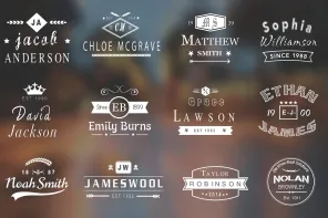 200+ 边框 LOGO 设计素材