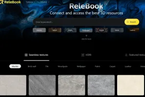 Relebook | 3D Textures library for 3D model and graphic desi