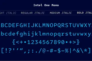Intel One Mono 字体