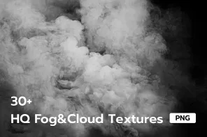 Misty Bundle: Cloud & Fog Texture For Dedicated 3D Designs