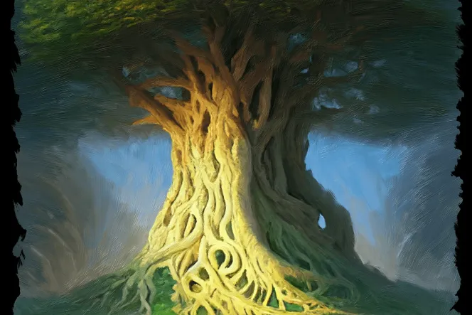 100 张幻想树